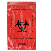 Sacs pour d&eacute;chets dangereux Dynamic, Biorisque, 9" lo x 6" la, 2,0 mils St. Lawrence Industrial & Safety Supply