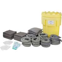 Trousse de lutte contre les d&eacute;versements, Universel, Baril de r&eacute;cup&eacute;ration, Absorbance de 95 gal. US St. Lawrence Industrial & Safety Supply