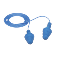E-A-R UltraFit Metal-Detectable Earplugs, Corded, Regular, Bulk - Polybag, 25 NRR dB St. Lawrence Industrial & Safety Supply