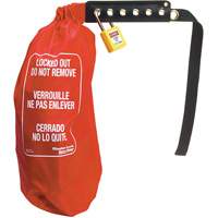 Sac de cadenassage &eacute;lectrique pour prise surdimensionn&eacute;e & contr&ocirc;le de palan, Type Prise St. Lawrence Industrial & Safety Supply