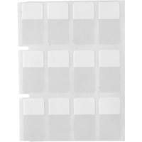 &eacute;tiquettes autoplastifiantes pour c&acirc;bles & fils de s&eacute;rie Core, Vinyle, 0,5" lo x 0,75" h, Transparent St. Lawrence Industrial & Safety Supply