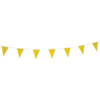 Cordon de fanions, 60' lo, Jaune St. Lawrence Industrial & Safety Supply