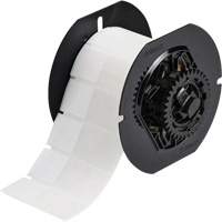 &eacute;tiquette autoplastifi&eacute;es pour fils et c&acirc;bles, Vinyle, 1" lo x 2,6" h, Incolore/blanc St. Lawrence Industrial & Safety Supply
