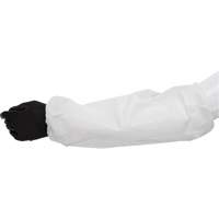 Manchettes, Longueur de 18", Microporeux, Blanc St. Lawrence Industrial & Safety Supply
