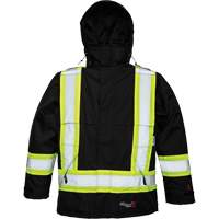 Manteau Journeyman, Polyester/Polyur&eacute;thane, Noir, Petit St. Lawrence Industrial & Safety Supply