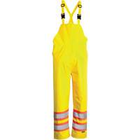 Open Road&reg; Bib Pants, Polyester, Small, High Visibility Lime-Yellow St. Lawrence Industrial & Safety Supply