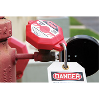 Stopout&reg; Valve Handle Lockout, Gate Type St. Lawrence Industrial & Safety Supply