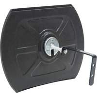 Miroir convexe rectangulaire/rond avec support, 12" h x 18" la, Int&eacute;rieur/Ext&eacute;rieur St. Lawrence Industrial & Safety Supply