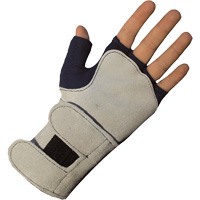 Anti-Impact Glove with Wrist Support, Cotton, Left Hand, X-Small St. Lawrence Industrial & Safety Supply