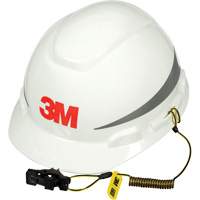Longe pour casque de s&eacute;curit&eacute;, Spirale, Attache/boucle St. Lawrence Industrial & Safety Supply