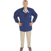 Veste de protection contre l'arc &eacute;lectrique, Moyen, Bleu, 40 cal/cm² St. Lawrence Industrial & Safety Supply