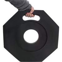Base en caoutchouc pour poteaux d&eacute;lin&eacute;ateurs de qualit&eacute; sup&eacute;rieure, 12 lb St. Lawrence Industrial & Safety Supply