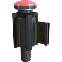 PLUS Barrier System Strobe Light Bracket & Red Strobe Light, Black St. Lawrence Industrial & Safety Supply