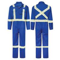 Combinaison de luxe 6 oz Nomex Essential, Taille 38 (grand taille), Bleu royal St. Lawrence Industrial & Safety Supply