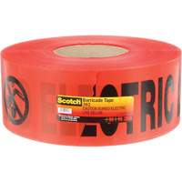 Scotch&reg; Buried Barricade Tape, English, 3" W x 1000' L, 4 mils, Black on Red St. Lawrence Industrial & Safety Supply