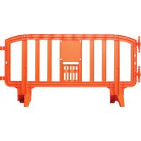 Movit Barricade, Interlocking, 78" L x 39" H, Orange St. Lawrence Industrial & Safety Supply