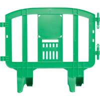 Minit Barricade, Interlocking, 49" L x 39" H, Green St. Lawrence Industrial & Safety Supply