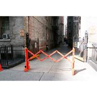Multi-Gate Barricade, 43" H x 90" L, Orange St. Lawrence Industrial & Safety Supply
