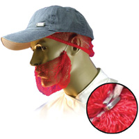 Filets &agrave; barbe jetables, Polypropyl&egrave;ne, Rouge St. Lawrence Industrial & Safety Supply