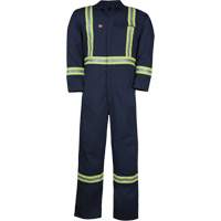Westex UltraSoft&reg; Unlined Coveralls, Size Large (Tall), Navy Blue, 12.4 cal/cm2 St. Lawrence Industrial & Safety Supply
