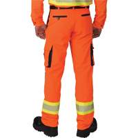 Ripstop High-Visibility Cargo Pants, Polyester, 28, High Visibility Orange St. Lawrence Industrial & Safety Supply