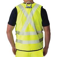 Ripstop Surveyor's Vest, High Visibility Lime-Yellow, Small, Polyester St. Lawrence Industrial & Safety Supply