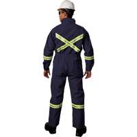 Westex UltraSoft&reg; Deluxe Coveralls with Reflective Material, Size 36, Navy Blue, 8.7 cal/cm² St. Lawrence Industrial & Safety Supply