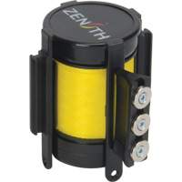 Magnetic Tape Cassette for Build-Your-Own Crowd Control Barrier, 12', Yellow Tape St. Lawrence Industrial & Safety Supply