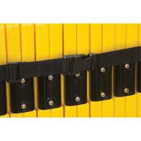 Portable Mobile Barrier, 40" H x 13' L, Yellow St. Lawrence Industrial & Safety Supply