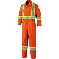 7705 Combinaison haute visibilit&eacute; FR-Tech, Taille 36, Orange St. Lawrence Industrial & Safety Supply