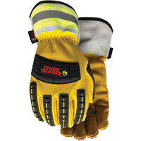 Gants 5782CR Storm Trooper, Petit, Paume en Cuir de vache, Poignet &eacute;lastique St. Lawrence Industrial & Safety Supply