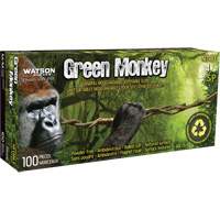 Gants 5559PF Green Monkey, Petit, Nitrile, 4 mils, Sans poudre, Vert St. Lawrence Industrial & Safety Supply