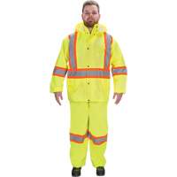 V&ecirc;tements imperm&eacute;ables RZ1000, Polyester, Petit, Jaune lime haute visibilit&eacute; St. Lawrence Industrial & Safety Supply
