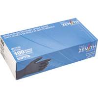 Puncture-Resistant Medical-Grade Disposable Gloves, Medium, Nitrile, 5-mil, Powder-Free, Black, Class 2 St. Lawrence Industrial & Safety Supply