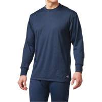 FR Base Layer Long Sleeve T-Shirt, Small, Navy Blue St. Lawrence Industrial & Safety Supply