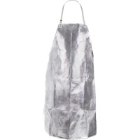 Heat Resistant Apron with Strap, 24" W x 42" L, Aluminized Kevlar&reg; St. Lawrence Industrial & Safety Supply