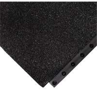 24/Seven&reg; Locksafe&reg; Anti-Fatigue Mat, Textured, 3' x 3' x 5/8", Black, Nitrile St. Lawrence Industrial & Safety Supply
