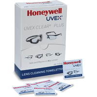 Uvex&reg; Clear&reg; Plus Towelettes, 5.25" x 8", Pack Of 100 St. Lawrence Industrial & Safety Supply