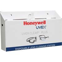 Uvex&reg; Clear&reg; Plus Disposable Lens Cleaning Station, Cardboard, 16" L x 3.19" D x 9.25" H St. Lawrence Industrial & Safety Supply