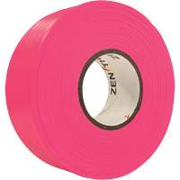 Flagging Tape, 1.1875" W x 164' L, Fluorescent Pink St. Lawrence Industrial & Safety Supply
