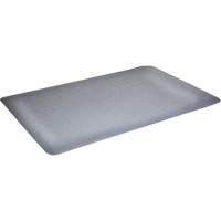 WD Foodmaster Anti-Microbial Mats, Smooth, 3' x 4' x 9/16", Grey, Nitrile/Rubber St. Lawrence Industrial & Safety Supply