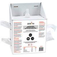 Disposable Premium Lens Cleaning Station, Cardboard, 8" L x 5" D x 12.5" H St. Lawrence Industrial & Safety Supply