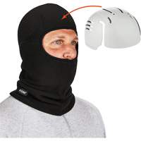 Passe-montagne avec fermeture &agrave; glissi&egrave;re et casque antichoc &agrave; ins&eacute;rer N-Ferno, Molleton/Polyester, Noir St. Lawrence Industrial & Safety Supply