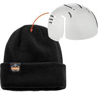 Tuque en tricot c&ocirc;tel&eacute; avec fermeture &agrave; glissi&egrave;re et casque antichoc &agrave; ins&eacute;rer N-Ferno, Taille unique, Noir St. Lawrence Industrial & Safety Supply