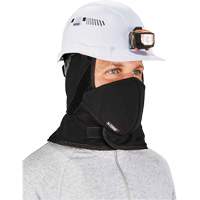 Doublure de casque de s&eacute;curit&eacute; d'hiver N-Ferno avec cache-bouche, Doublure en Molleton, Taille unique, Noir St. Lawrence Industrial & Safety Supply