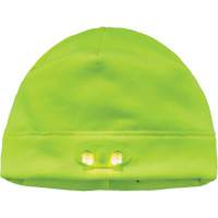 N-Ferno&reg; Skull Cap Beanie Hat with LED Lights, One Size, High-Visibility Lime Green St. Lawrence Industrial & Safety Supply