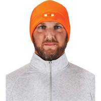 N-Ferno&reg; Skull Cap Beanie Hat with LED Lights, One Size, Black St. Lawrence Industrial & Safety Supply