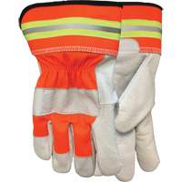 Gants d'ajusteur Flashback, Grand, Paume en Cuir fleur de buffle St. Lawrence Industrial & Safety Supply