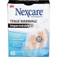 Nexcare Max-Hold Waterproof Bandages, Assorted, Plastic, Sterile St. Lawrence Industrial & Safety Supply