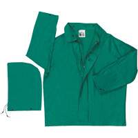 Imperm&eacute;able avec limite dinflammabilit&eacute; Dominator, Polyester/PVC, Grand, Vert St. Lawrence Industrial & Safety Supply